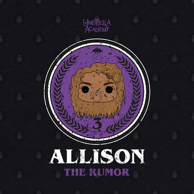 UMBRELLA ACADEMY 2 : ALLISON THE RUMOUR (GRUNGE STYLE) by FunGangStore